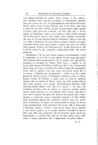 Bollettino di filologia classica