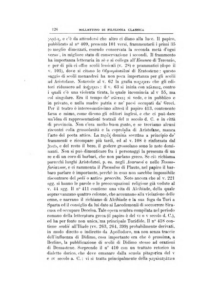 Bollettino di filologia classica