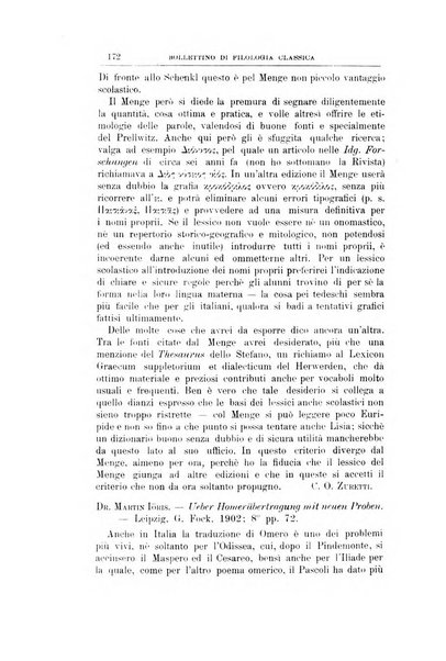 Bollettino di filologia classica