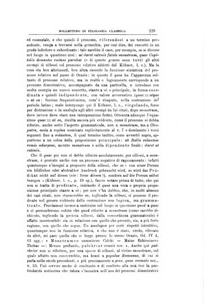 Bollettino di filologia classica