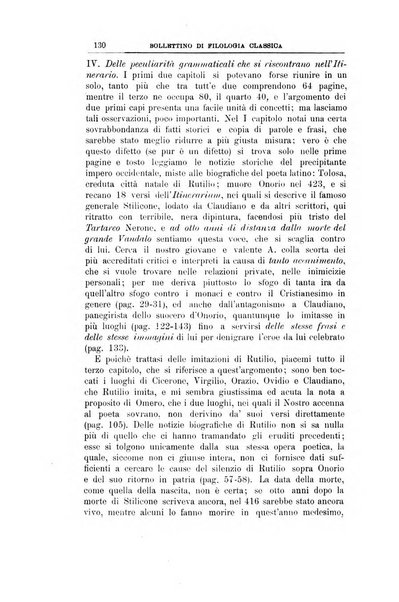 Bollettino di filologia classica