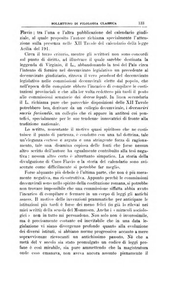 Bollettino di filologia classica