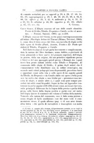 Bollettino di filologia classica