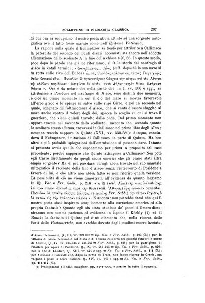 Bollettino di filologia classica