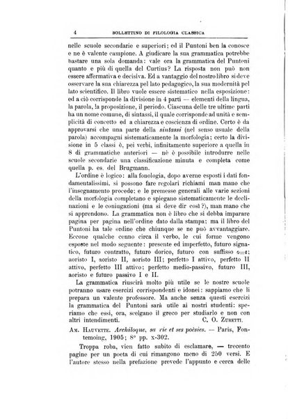 Bollettino di filologia classica