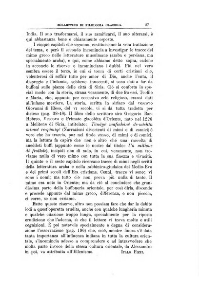 Bollettino di filologia classica