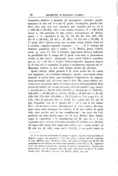 Bollettino di filologia classica