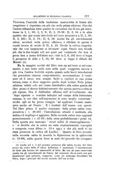 Bollettino di filologia classica