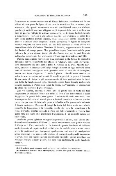 Bollettino di filologia classica