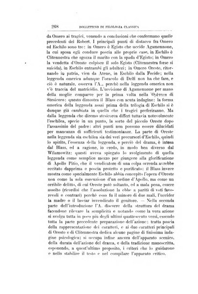 Bollettino di filologia classica