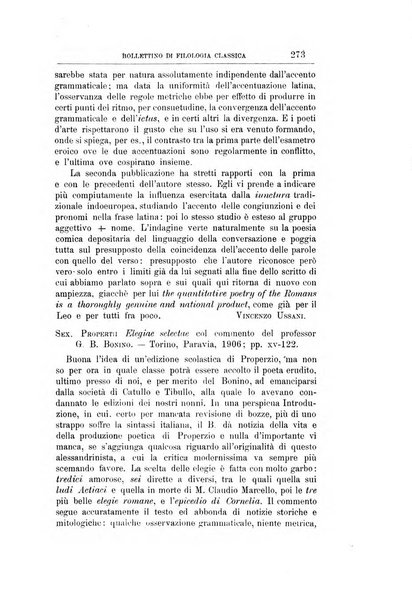 Bollettino di filologia classica