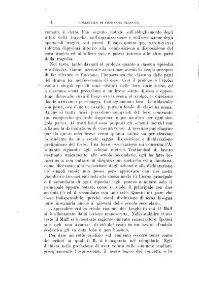 Bollettino di filologia classica