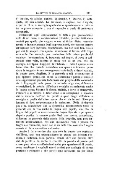 Bollettino di filologia classica