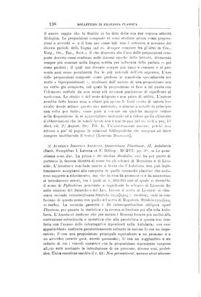 Bollettino di filologia classica