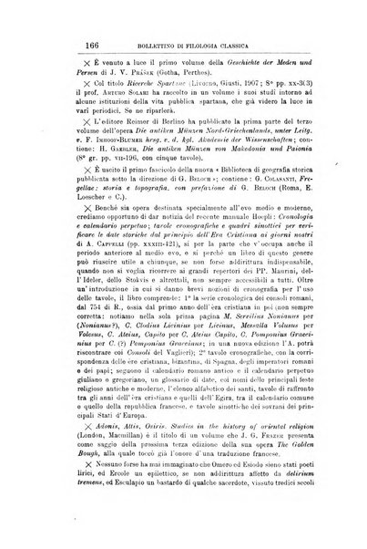 Bollettino di filologia classica