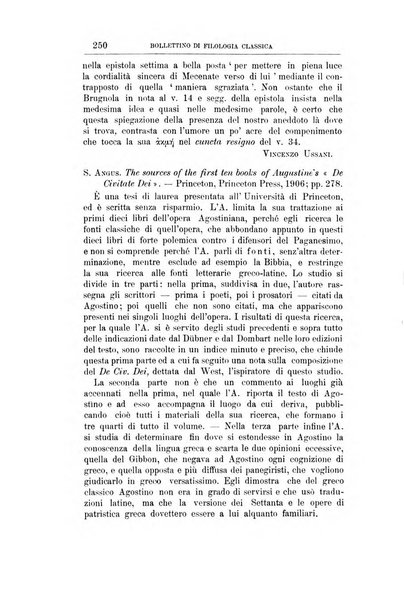 Bollettino di filologia classica