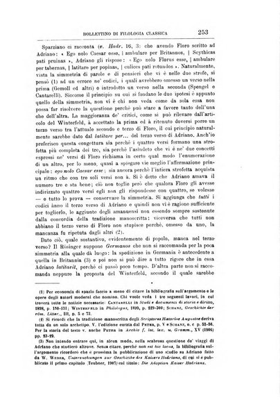 Bollettino di filologia classica