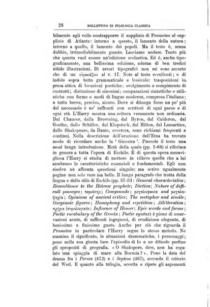 Bollettino di filologia classica