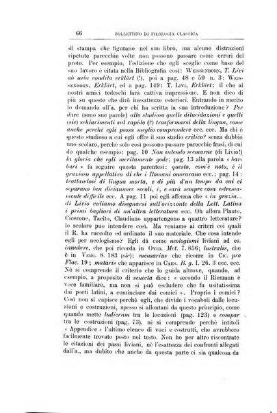 Bollettino di filologia classica