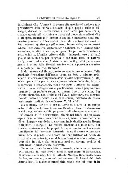 Bollettino di filologia classica