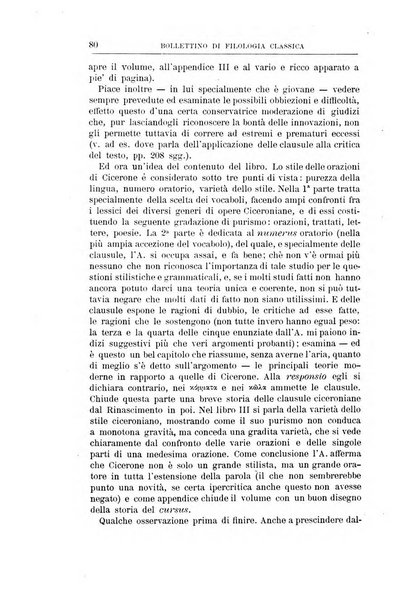 Bollettino di filologia classica