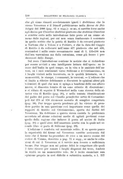 Bollettino di filologia classica