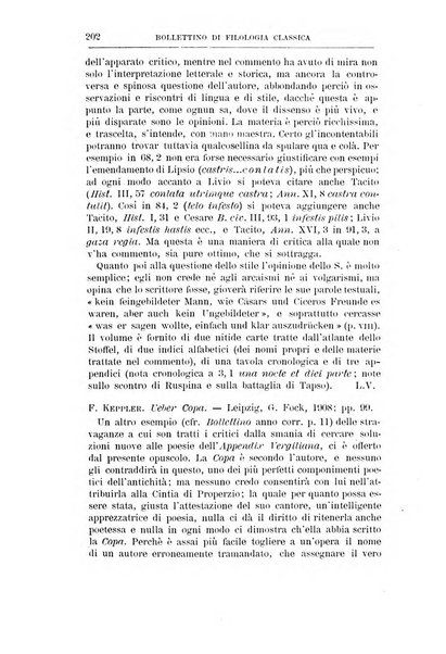 Bollettino di filologia classica