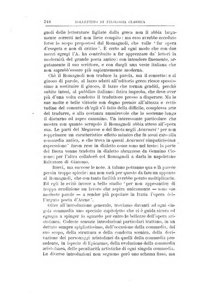 Bollettino di filologia classica