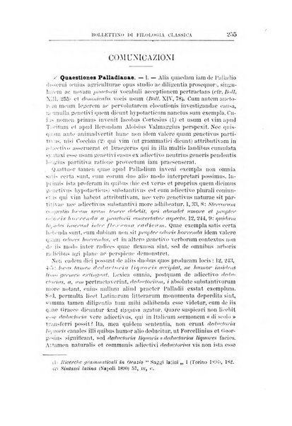 Bollettino di filologia classica