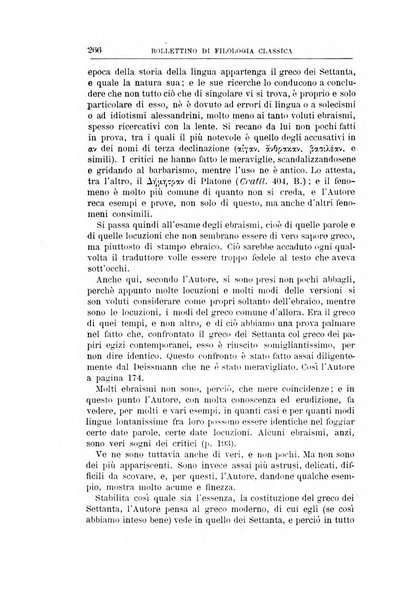 Bollettino di filologia classica