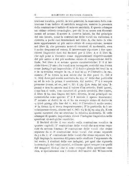 Bollettino di filologia classica