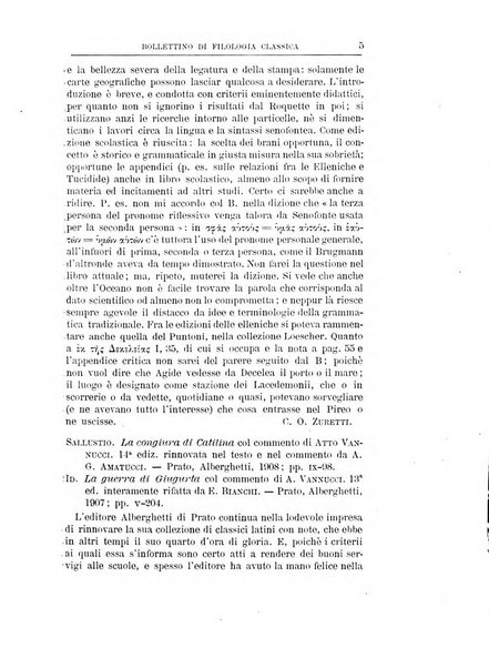 Bollettino di filologia classica