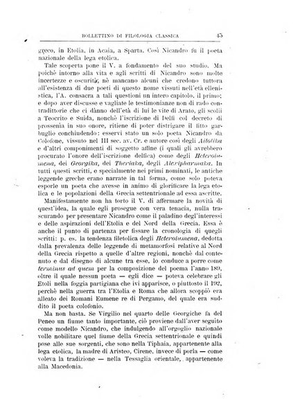 Bollettino di filologia classica