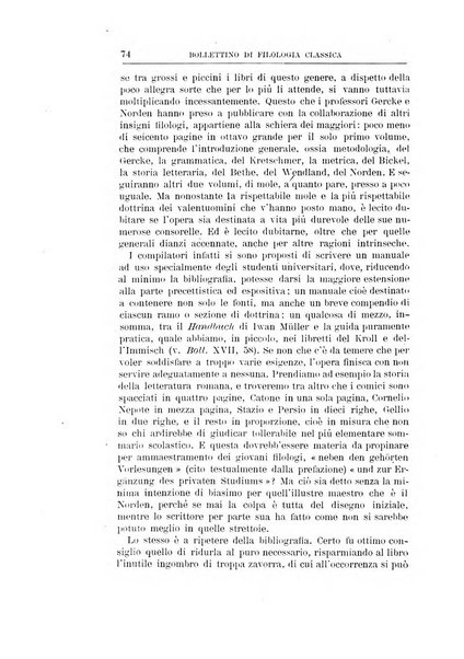 Bollettino di filologia classica