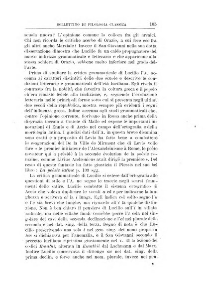 Bollettino di filologia classica