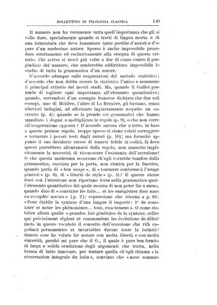 Bollettino di filologia classica