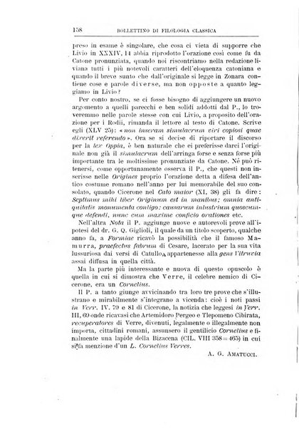 Bollettino di filologia classica