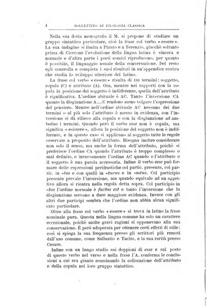 Bollettino di filologia classica