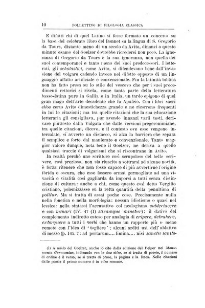 Bollettino di filologia classica