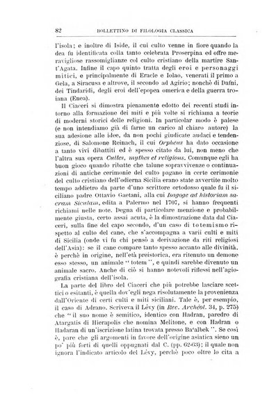 Bollettino di filologia classica