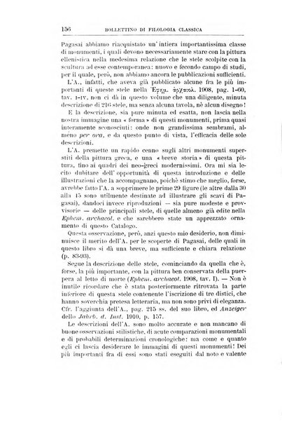 Bollettino di filologia classica