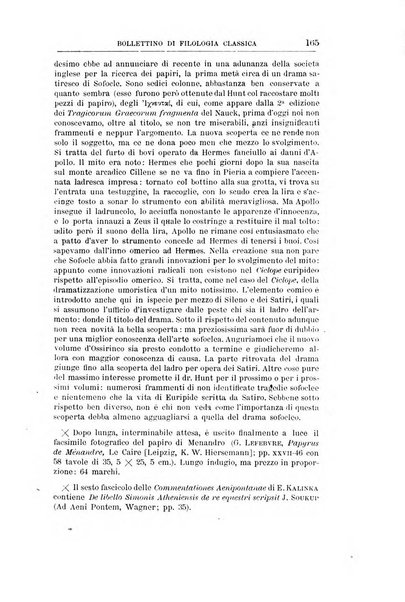 Bollettino di filologia classica