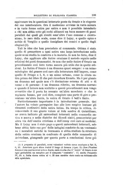 Bollettino di filologia classica