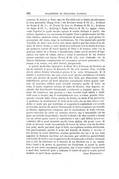 Bollettino di filologia classica