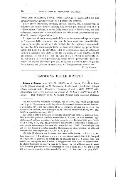 Bollettino di filologia classica