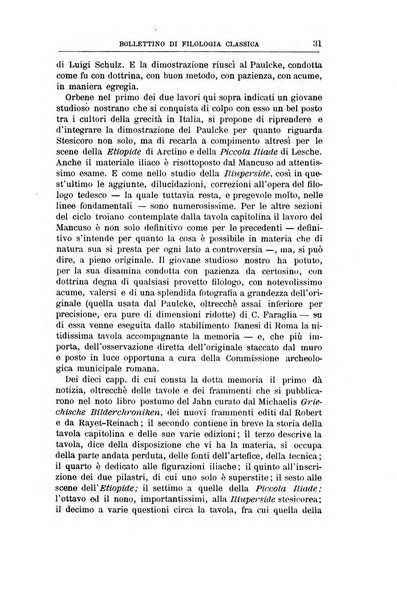 Bollettino di filologia classica