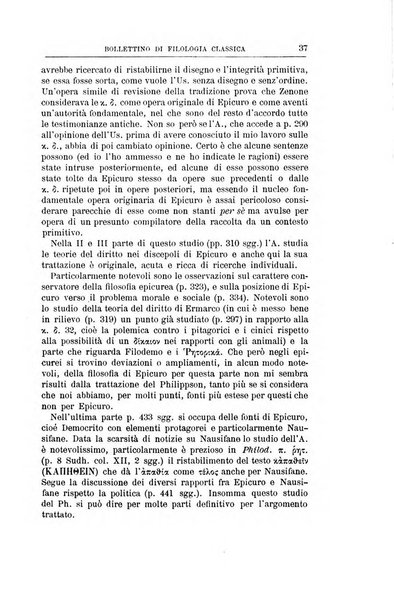 Bollettino di filologia classica