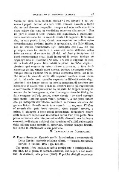 Bollettino di filologia classica