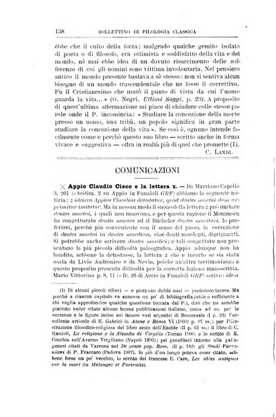 Bollettino di filologia classica