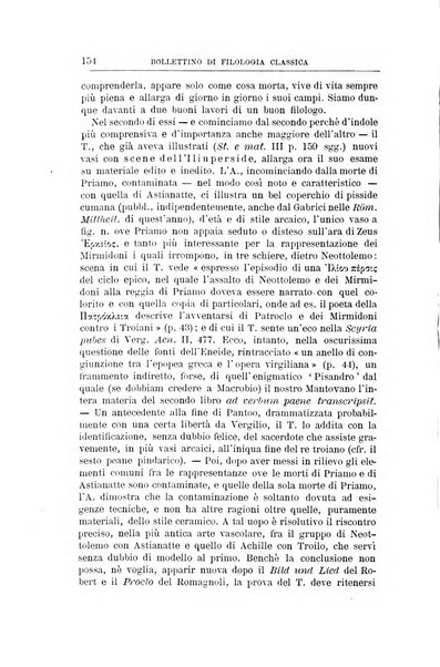 Bollettino di filologia classica